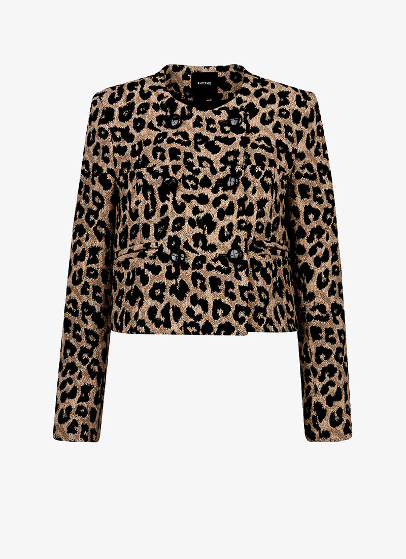 Smythe Collarless Double Breasted Mini Jacket