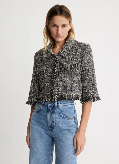 Smythe Cropped Sleeve Mini Jacket