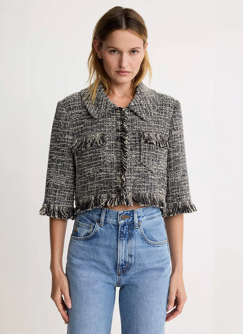 Smythe Cropped Sleeve Mini Jacket