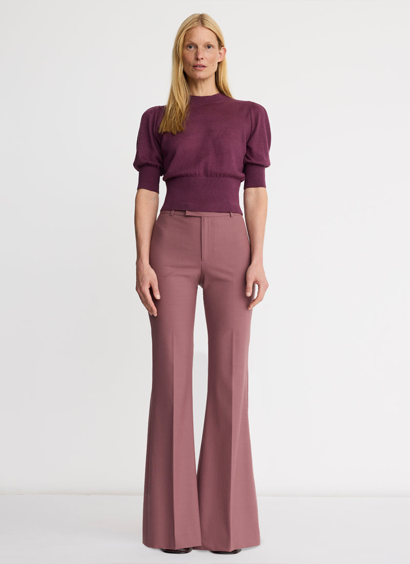  Cropped Pouf Sleeve Sweater by Smythe at Andrews 