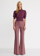 Smythe Cropped Pouf Sleeve Sweater