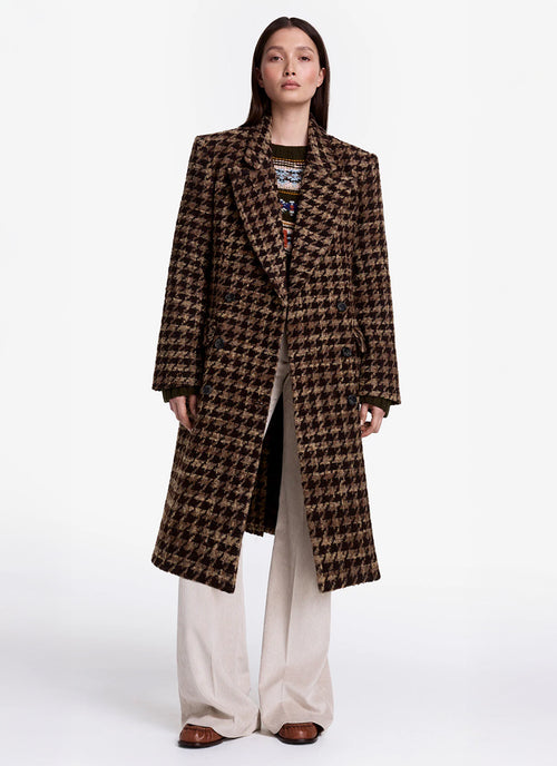 DB Houdstooth Topcoat by Smythe at Andrews