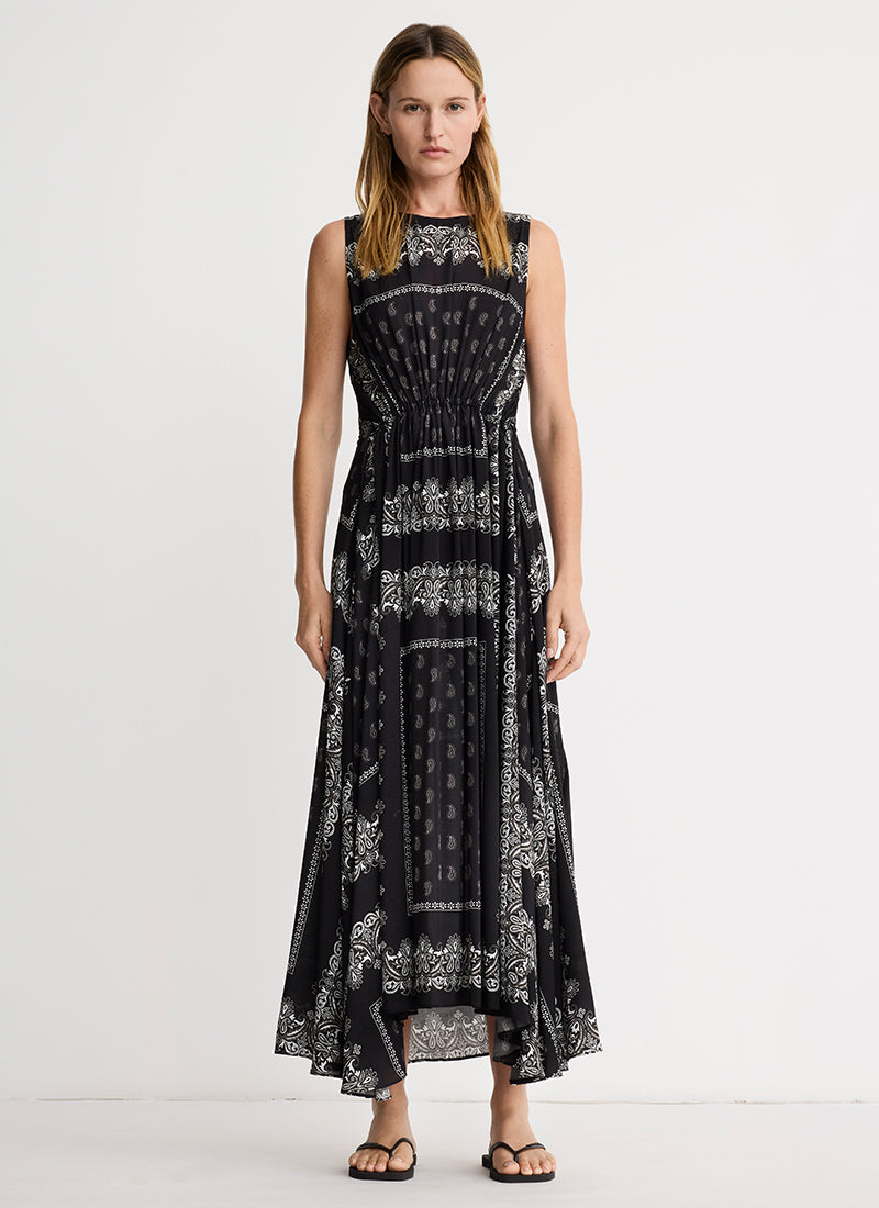 Smythe Drawstring Maxi Dress
