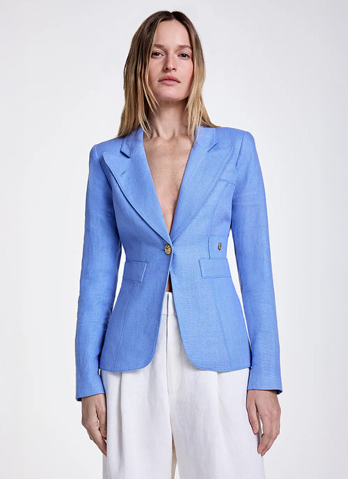 SMYTHE Linen Classic Duchess Blazer