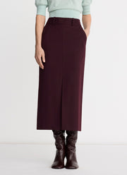 Smythe Front Slit Trouser Skirt