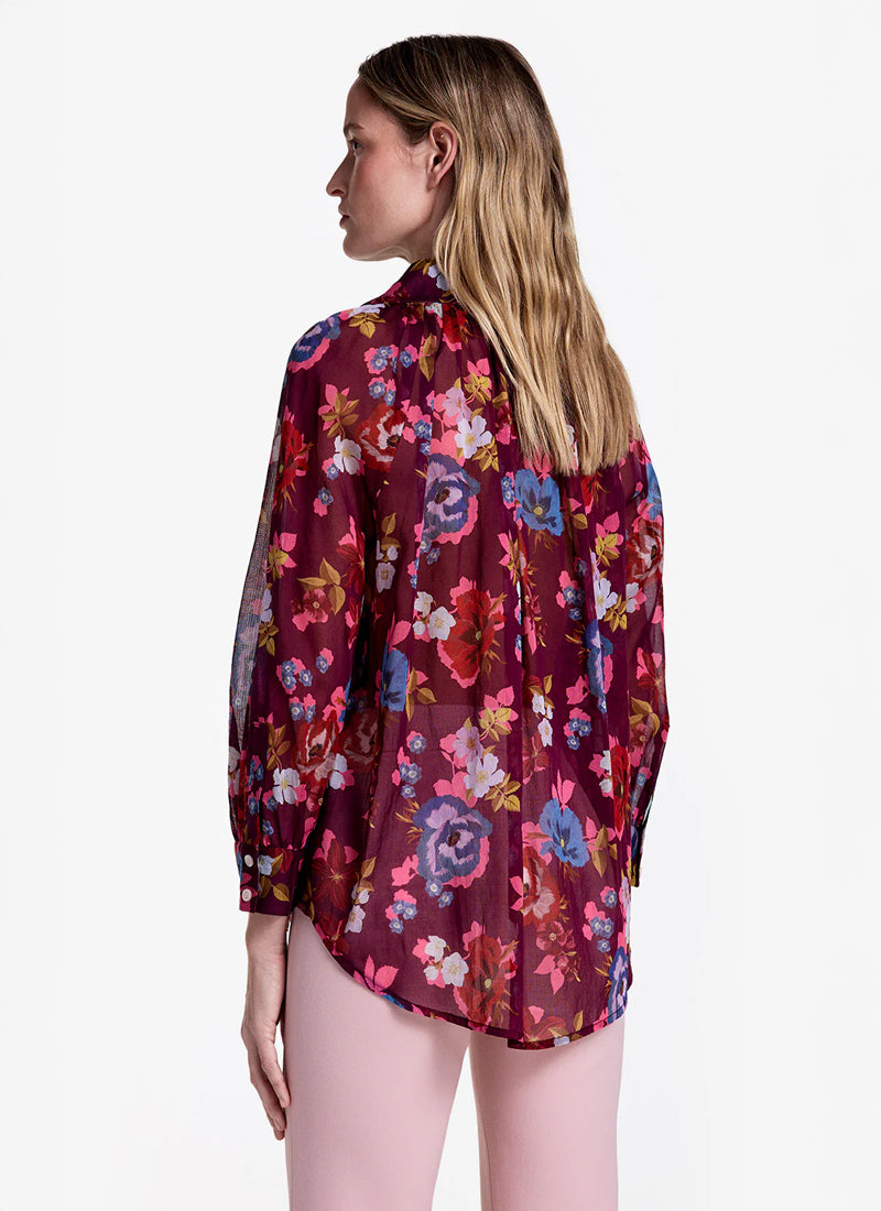 Smythe Gathered Floral Shirt