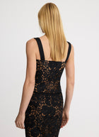 Smythe Lace Bustier Detachable Strap Top
