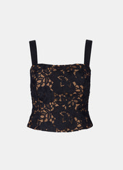 Smythe Lace Bustier Detachable Strap Top