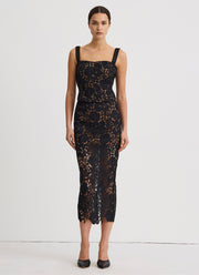 Smythe Lace Pencil Skirt