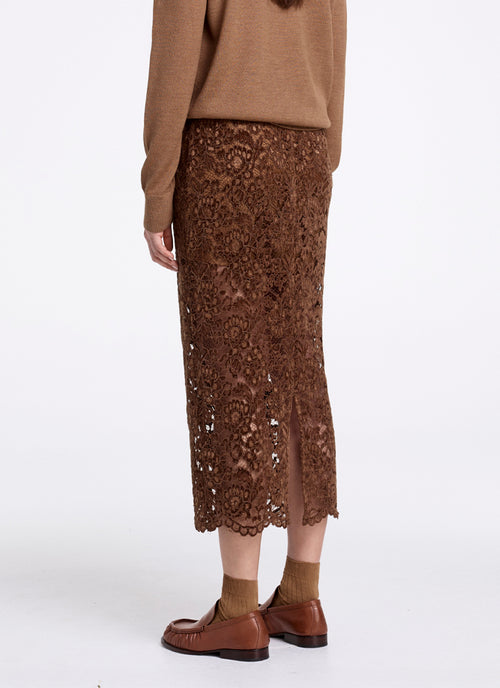 Smythe Lace Pencil Skirt