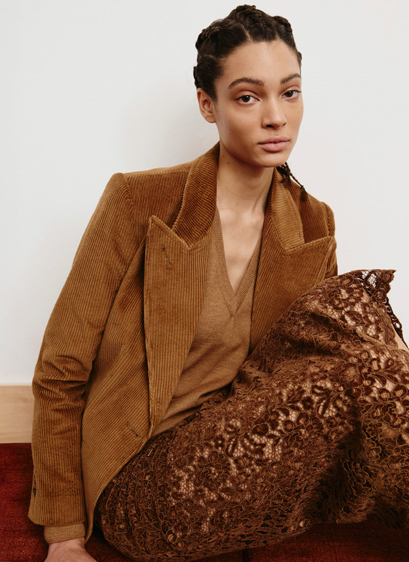 Boyfriend V Neck Sweater by Smythe Andrews