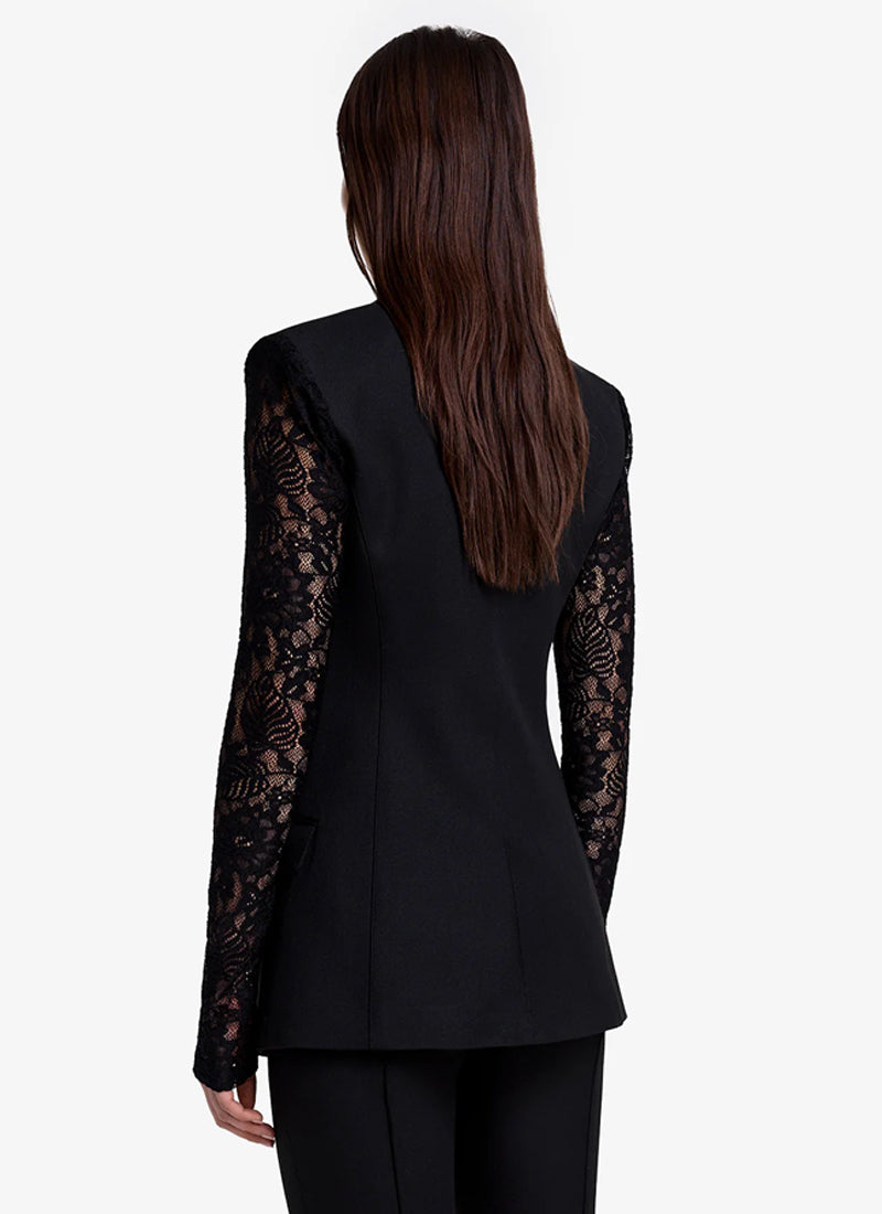  Lace Sleeve Not A DB Blazer by Smythe at Andrews 