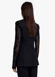SMYTHE Lace Sleeve Not A DB Blazer
