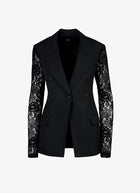 SMYTHE Lace Sleeve Not A DB Blazer