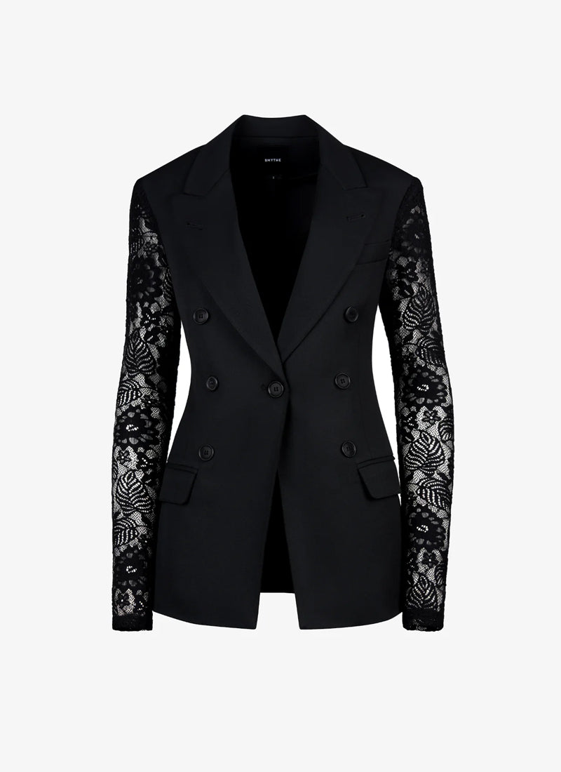 SMYTHE Lace Sleeve Not A DB Blazer