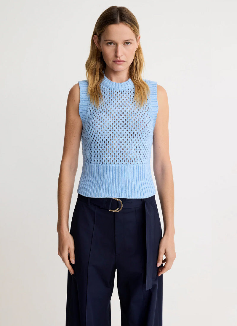 Smythe Mesh Knit Vest