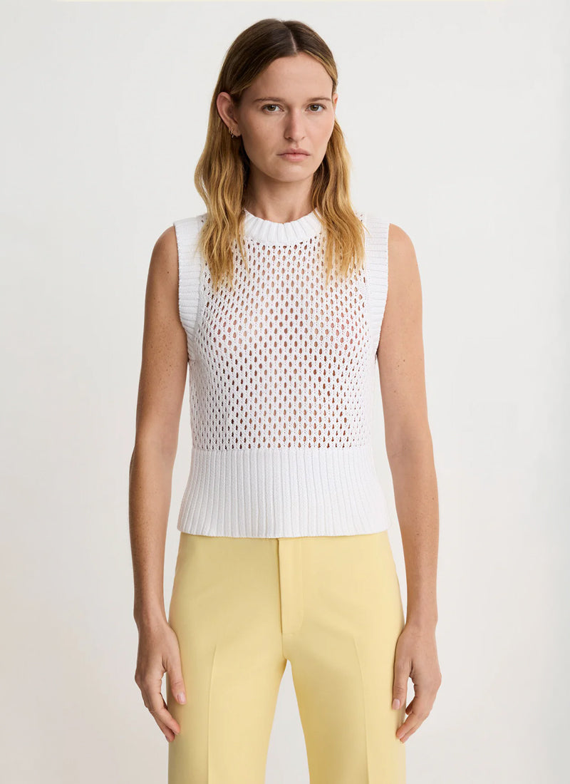 Smythe Mesh Knit Vest