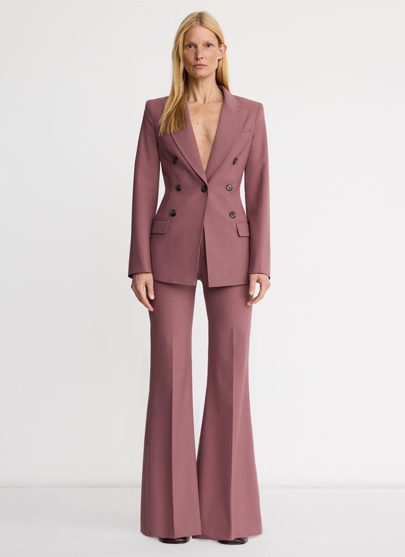 Double Breasted Peaked Lapel Blazer by Smythe