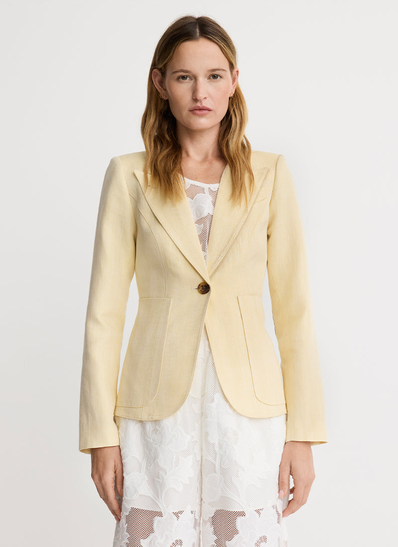 Smythe Patch Pocket Duchess Blazer
