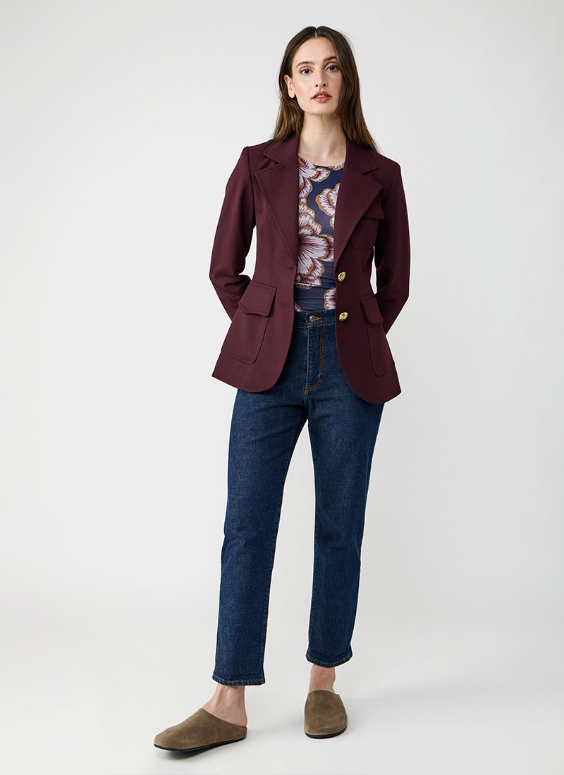 Smythe 2 Button Patch Blazer