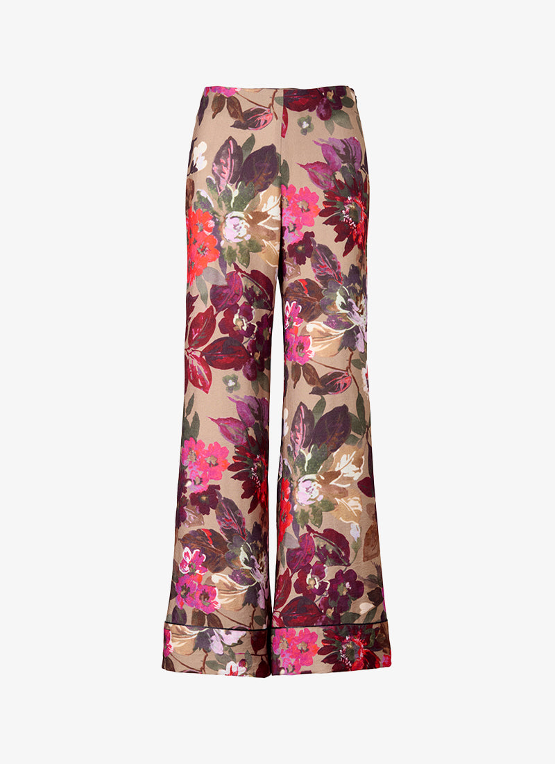 Piped Side-zip Palazzo Pant by Smythe