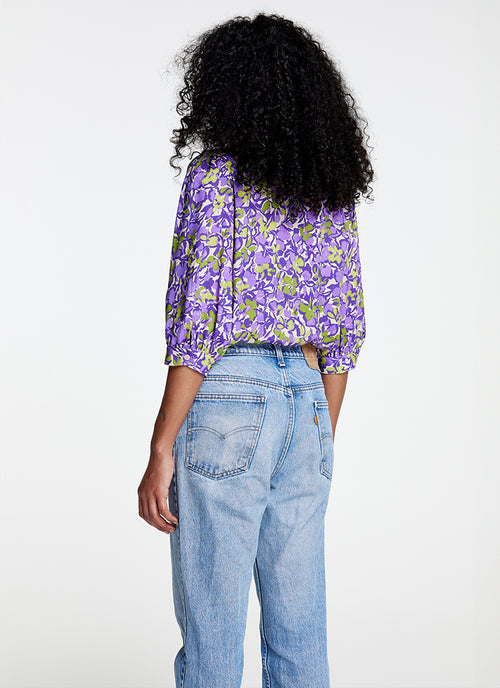 Smythe Shirred Pocket Blouse