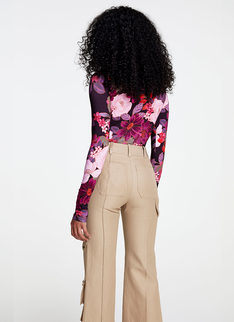 Smythe Scrunch Sleeve Crewneck Tee