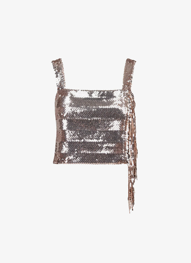 Sequin Fringe Top by Smythe at Andrews