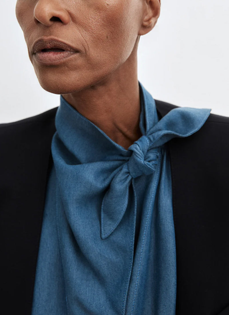 Sleeveless Bandana Neck Top by Smythe at Andrew