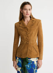 Smythe Shrunken Suede Blazer