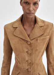 Smythe Shrunken Suede Blazer