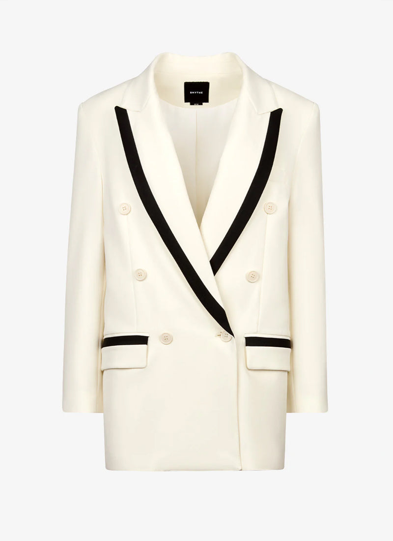  Taped Double Breasted Peaked Lapel Blazer by Smythe at Andrews 