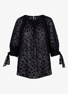 Smythe Tie Sleeve Blouse
