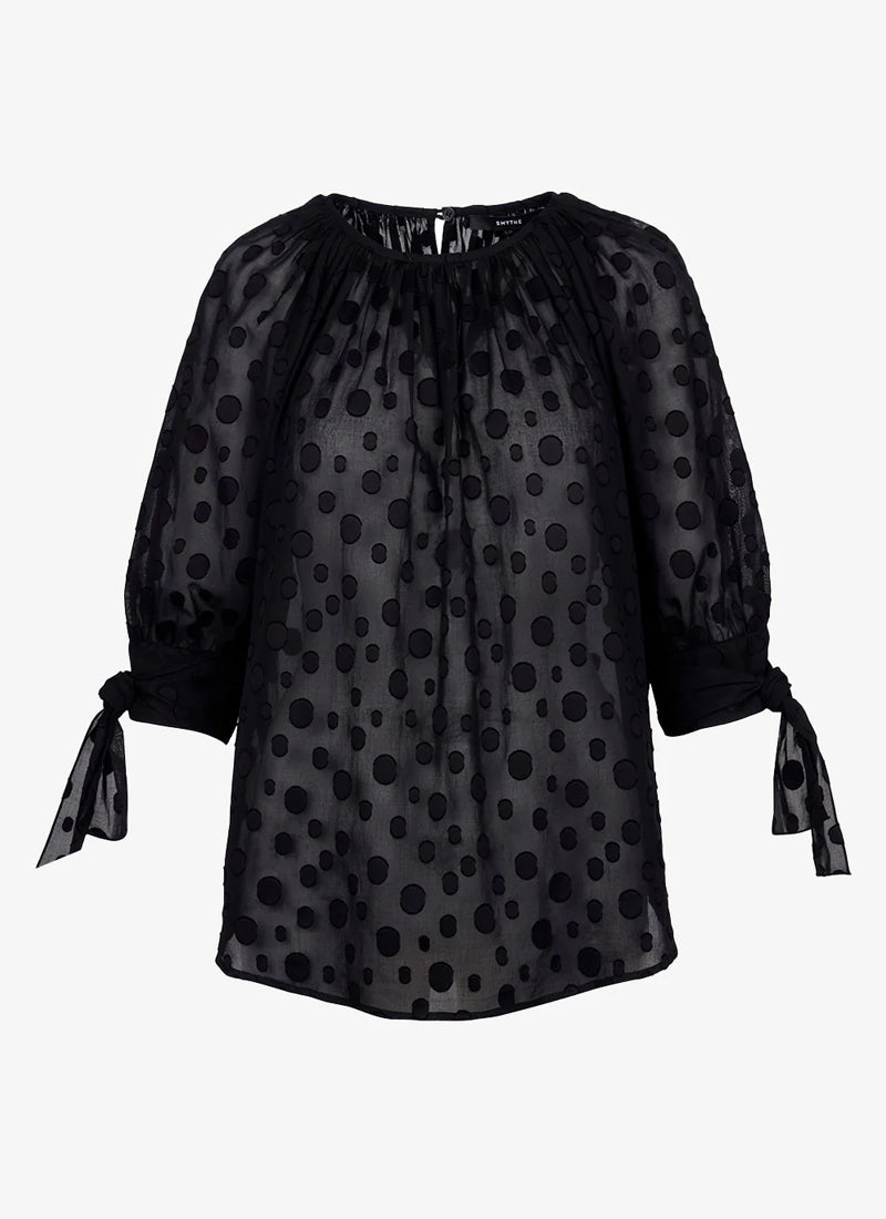 Smythe Tie Sleeve Blouse