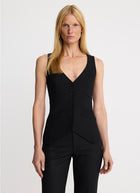 Waistcoat Vest in black by Smythe
