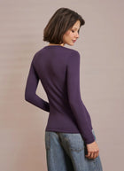 Soft Touch Long Sleeve Crew Neck T-Shirt by Majestic at Andrews