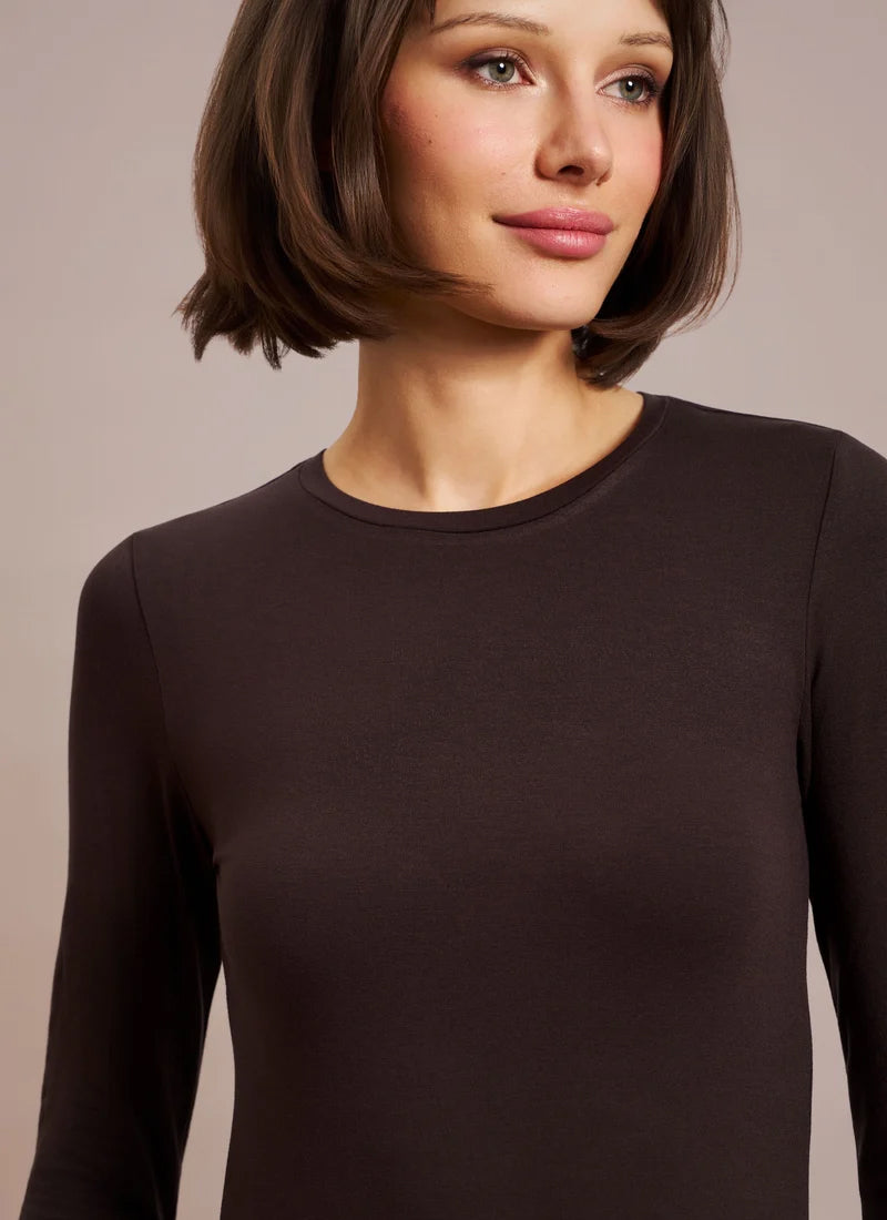 Soft Touch Long Sleeve Crew Neck T-Shirt