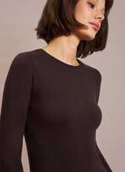 Soft Touch Long Sleeve Crew Neck T-Shirt