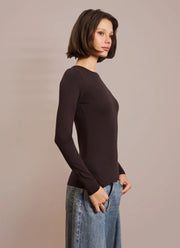 Soft Touch Long Sleeve Crew Neck T-Shirt