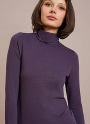  Soft Touch Long Sleeve Turtleneck Tee by Majestic at Andrews 