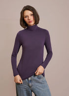  Soft Touch Long Sleeve Turtleneck Tee by Majestic at Andrews 