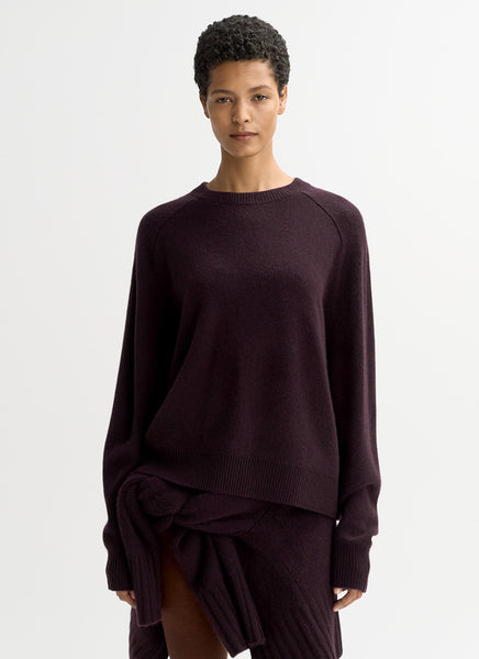 トップス SOFT GOAT Boyfriend Crewneck Knit Boyfriend crewneck - Crewnecks - Greige | Soft Goat