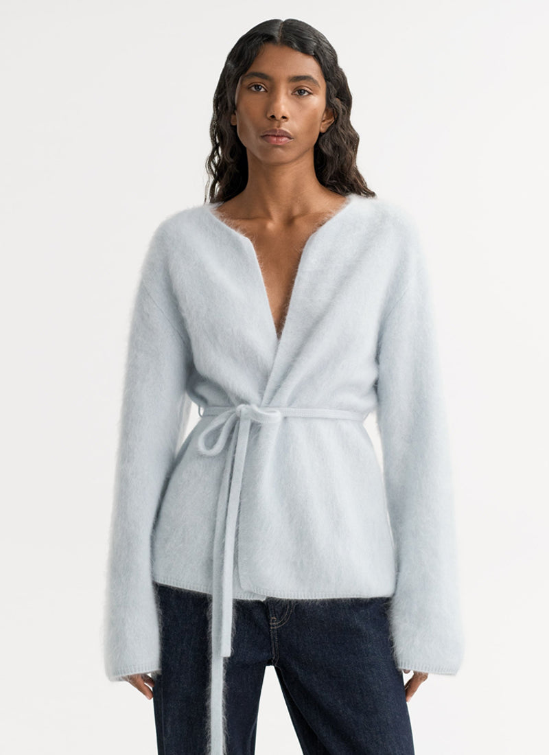 Brushed Cashmere Cardigan by Soft Goat at Andrews