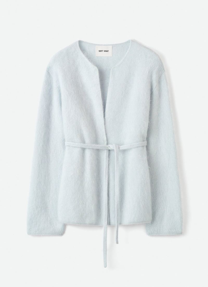 Brushed Cashmere Cardigan by Soft Goat at Andrews