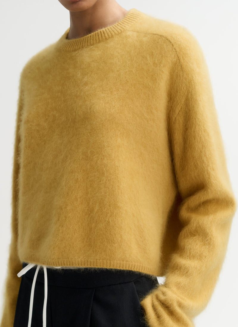Brushed Crewneck Sweater by Soft Goat at Andrews