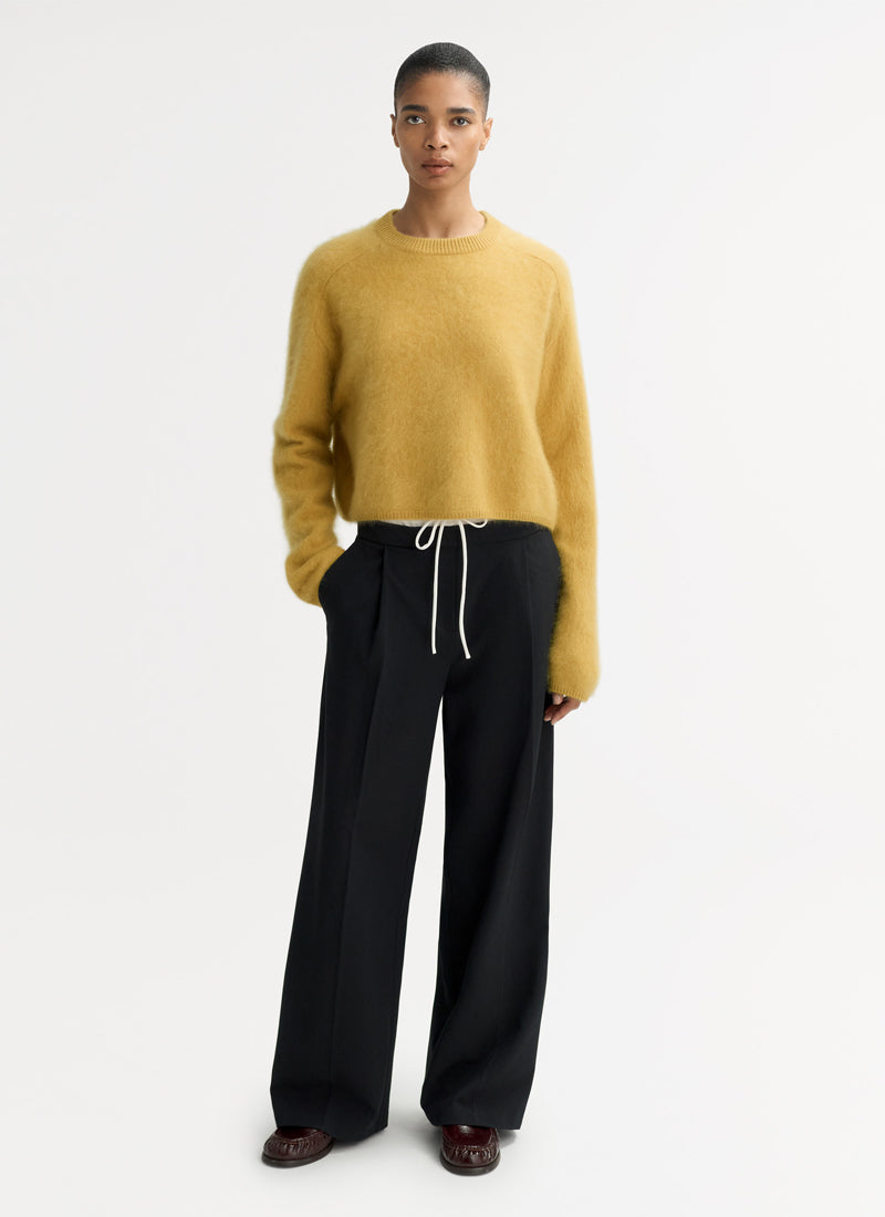 Brushed Crewneck Sweater by Soft Goat at Andrews