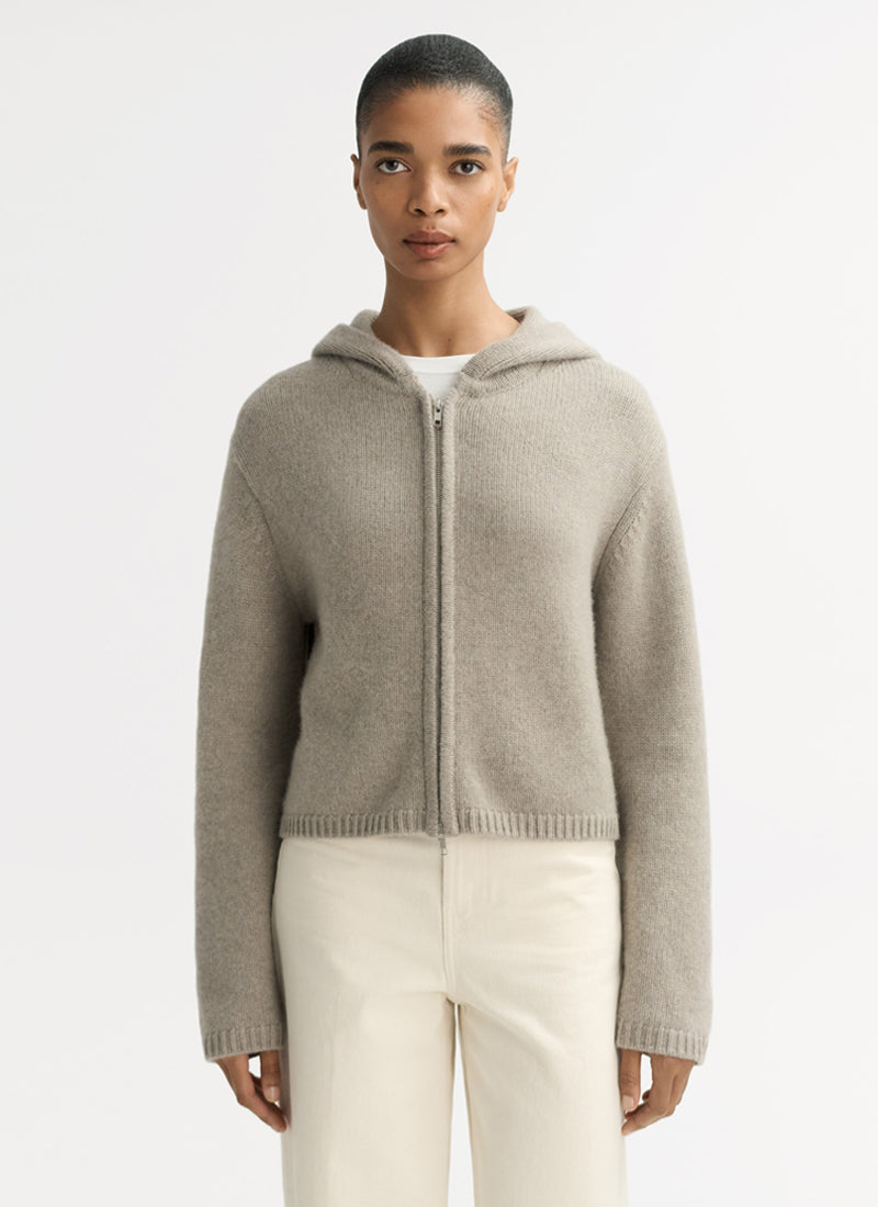 Soft Goat Cashmere Chunky Hoodie