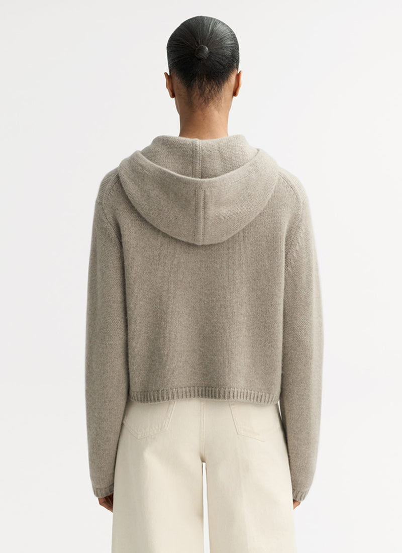 Soft Goat Cashmere Chunky Hoodie