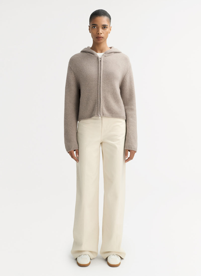 Soft Goat Cashmere Chunky Hoodie