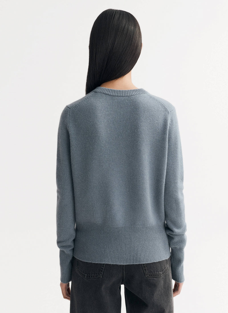 Classic O-Neck Sweater by Soft Goat | Andrews